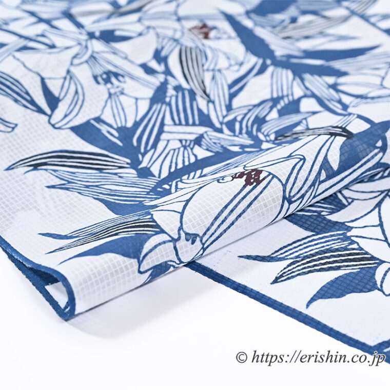 竺仙/ちくせん 紅梅小紋（百合）