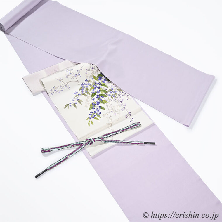 旬のお勧めコーディネート「極上の染帯で　紫式部の染名古屋帯」