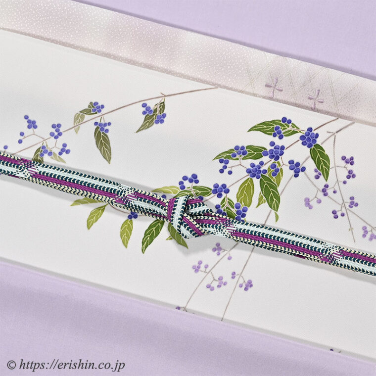 旬のお勧めコーディネート「極上の染帯で　紫式部の染名古屋帯」
