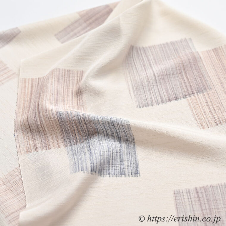 帯揚げ（四角重ね/丁子茶色や薄縹）