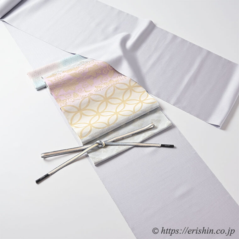 旬のお勧めコーディネート「下井伸彦作 綾織無地をライトフォーマルに」