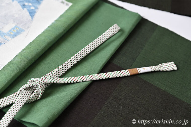 旬のお勧めコーディネート「三色格子の士乎路紬に天使の帯を」