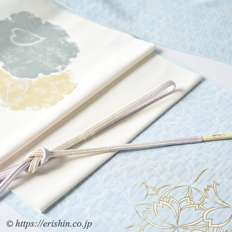 旬のお勧めコーディネート「桜尽くしの着物と帯　桜柄小紋に雪輪桜の名古屋帯」