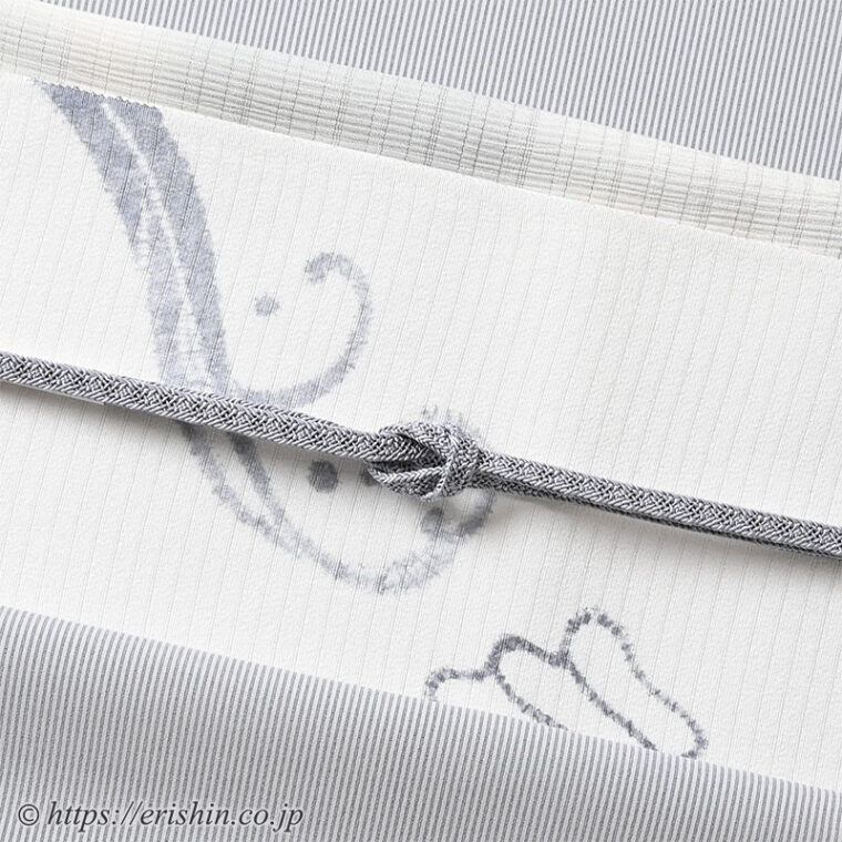 旬のお勧めコーディネート「勝山さと子さんの夏着尺に森健持さんの辻ヶ花の染帯を」