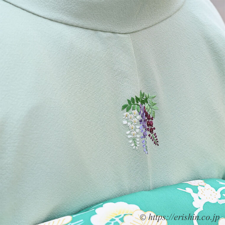 お洒落紋・飾り紋の御誂え　藤花（兵庫県 S様）