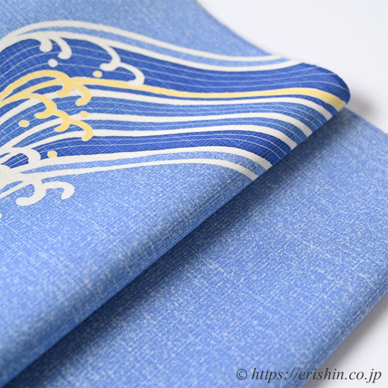 大村幸太郎　染名古屋帯（かもめに波）【夏・単衣】