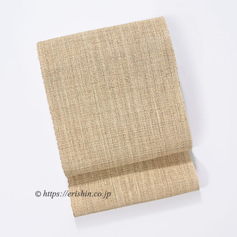 小田島克明　葛布八寸織名古屋帯