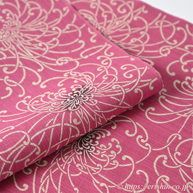 竺仙/ちくせん 松煙染小紋（糸菊）