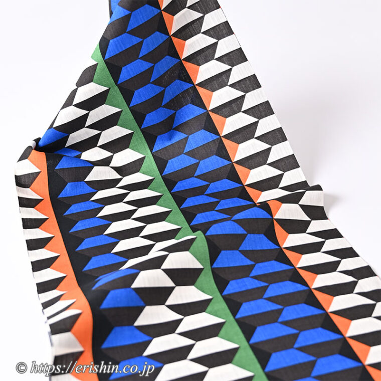 誉田屋源兵衛 浴衣（アフリカの女王/カラフル・綿麻）広巾