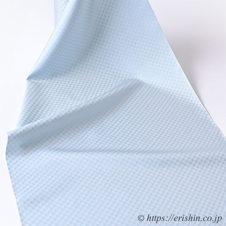 えり新オリジナル　塵よけ兼雨コート「小市松重ね」　瓶覗き色