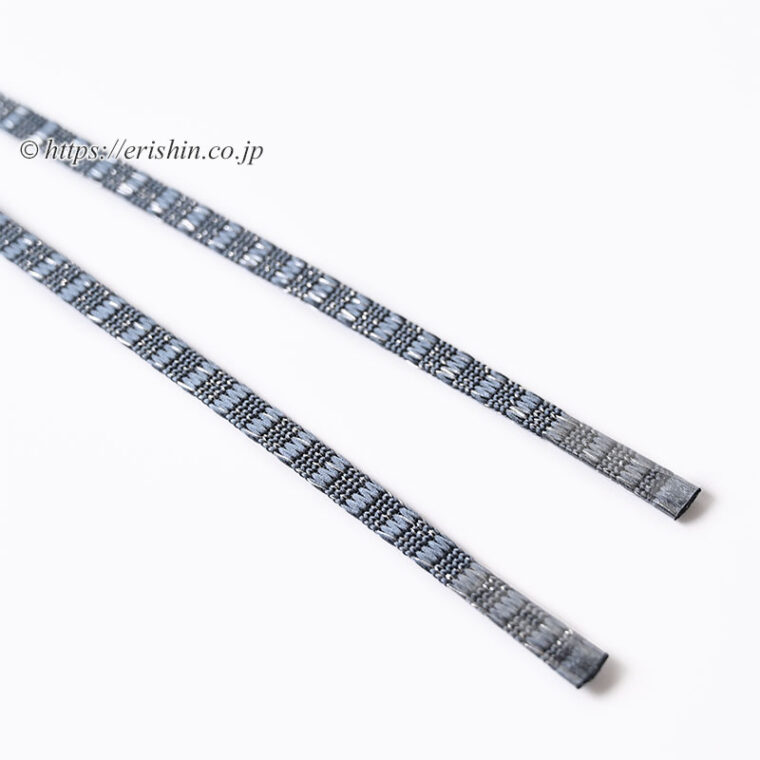 帯留め紐（綾竹鎧組/鉄御納戸色）