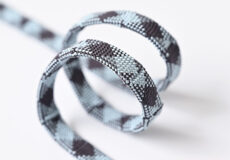 帯締め　内記組（ダイヤ柄/浅縹×源氏鼠）