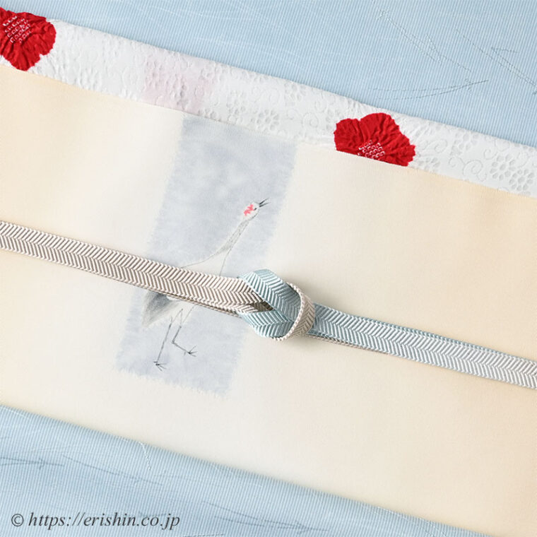 旬のお勧めコーディネート「めでためでたの松竹梅　江戸小紋に森健持作染帯で」