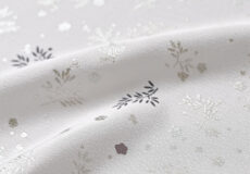 帯揚げ（松竹梅の銀散らし/小町鼠地に鳩羽色と藤煤竹）「着物と帯・呉服えり新」