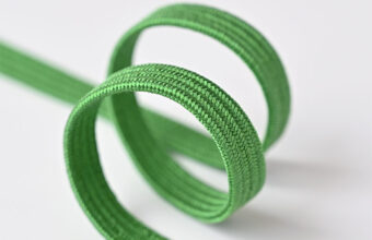 帯締め 貝の口組（無地/新緑色）「着物と帯・呉服えり新」