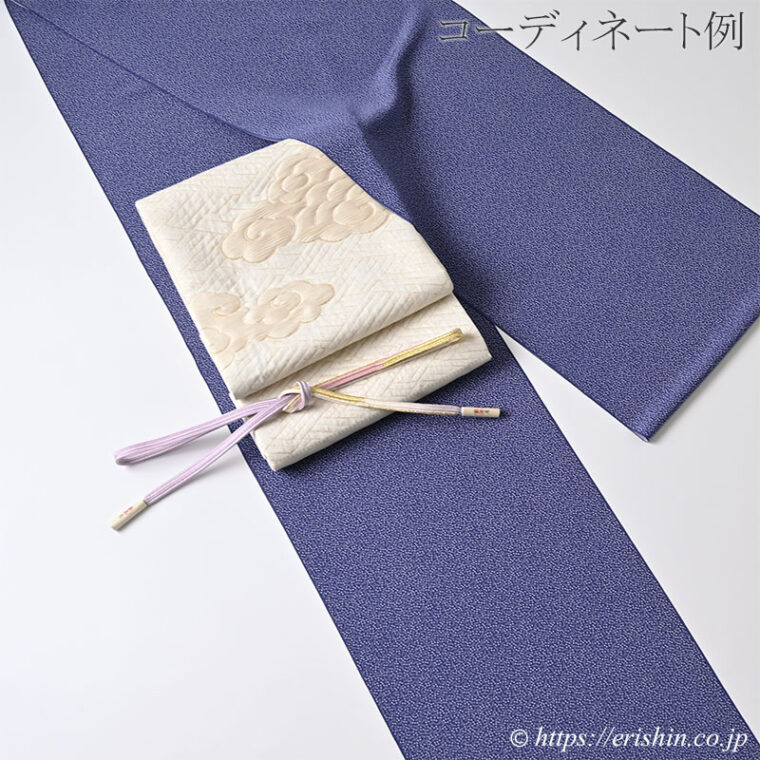 人間国宝　小宮康正　江戸小紋（千切）のコーディネート例