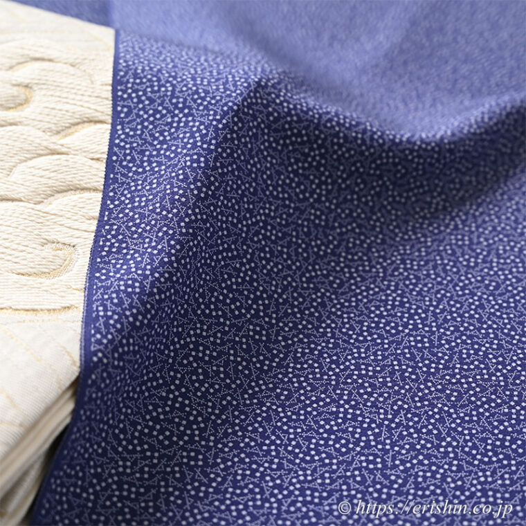 人間国宝　小宮康正　江戸小紋（千切）