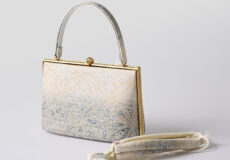 フォーマルバッグ（西陣織七宝繋ぎ）「着物と帯・呉服えり新」