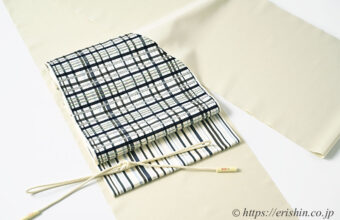 旬のお勧めコーディネート「芝崎圭一座繰紬無地に洛風林の織名古屋帯」