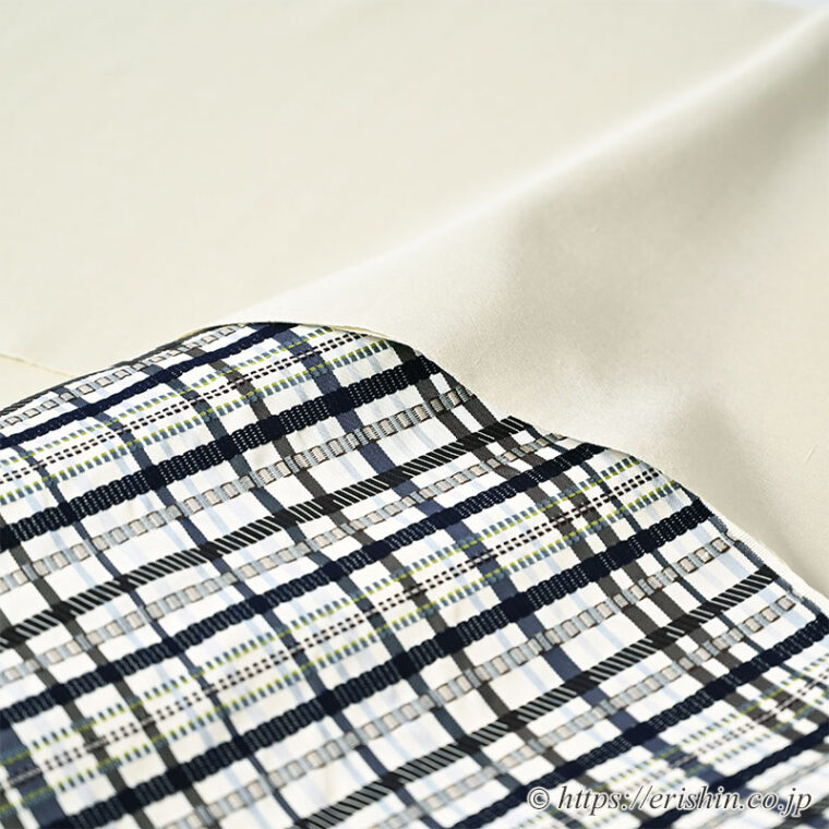 旬のお勧めコーディネート「芝崎圭一座繰紬無地に洛風林の織名古屋帯」