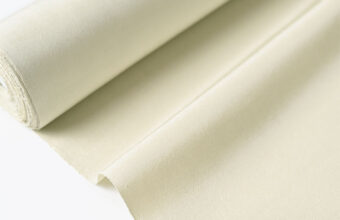 芝崎圭一　座繰紬（無地/淡い裏柳色）「着物と帯・呉服えり新」