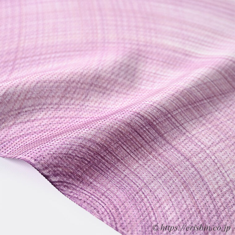 帯揚げ（しけ引き半円/壺菫色）和小物さくら「着物と帯・呉服えり新」