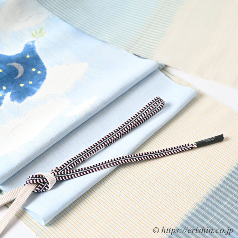 旬のお勧めコーディネート「森健持作染帯に芝崎圭一さんの多色暈し段」