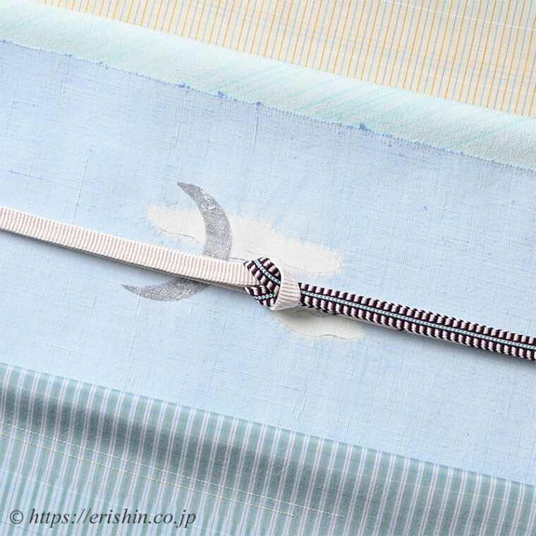 旬のお勧めコーディネート「森健持作染帯に芝崎圭一さんの多色暈し段」