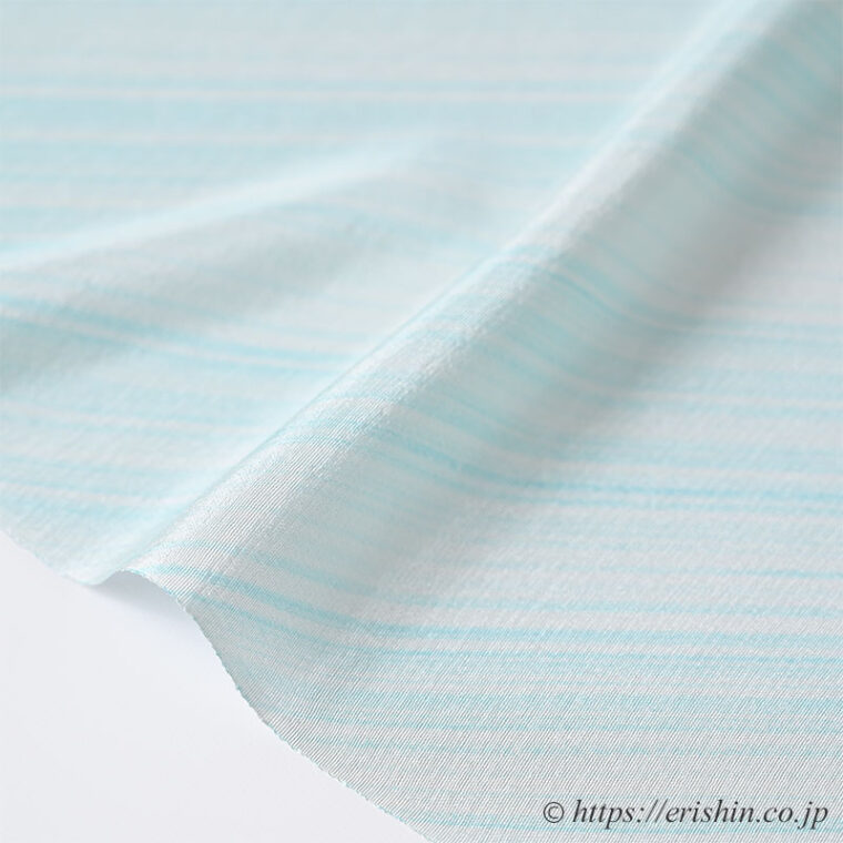 帯揚げ（斜めしけ引き/新橋色）「着物と帯・呉服えり新」