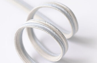 大和組（二色立分・銀散らし/白藍色）「着物と帯・呉服えり新」