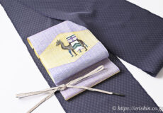 旬のお勧めコーディネート「夏大島にすくいの八寸帯」