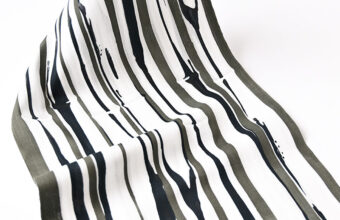 誉田屋源兵衛 浴衣（白竹/漆・綿麻）広巾「着物と帯・呉服えり新」